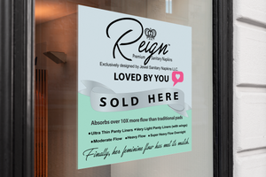 Reflective Reign Window Decal (12 x 12)