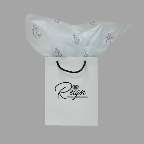 White Reign Gift Bag- 25/pk